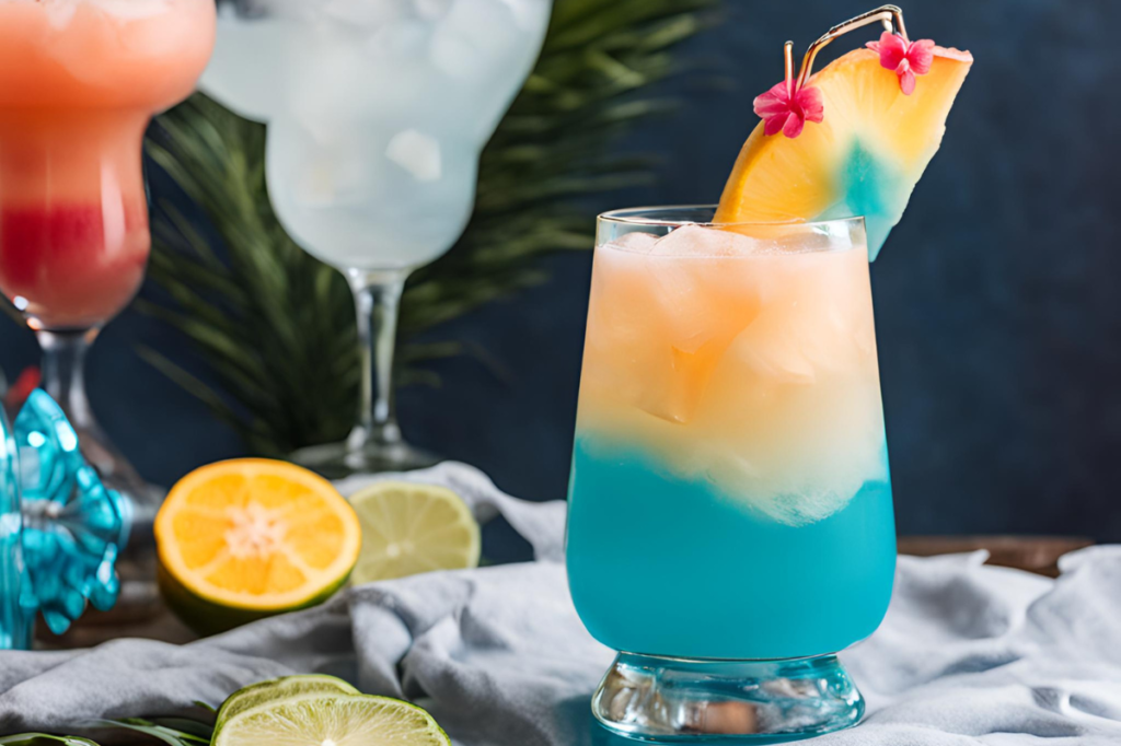 Boozy Blue Hawaiian Punch Recipe.