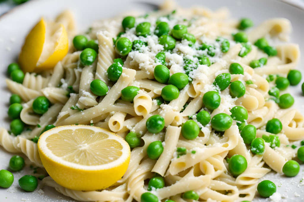 Delicious Lemon Ricotta Pasta with Fresh Peas - A Perfect Spring Recipe