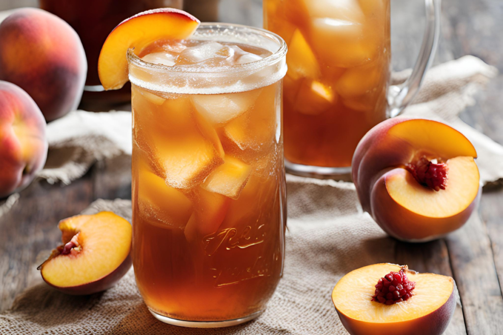 How to Make Perfect Peach Sweet Tea