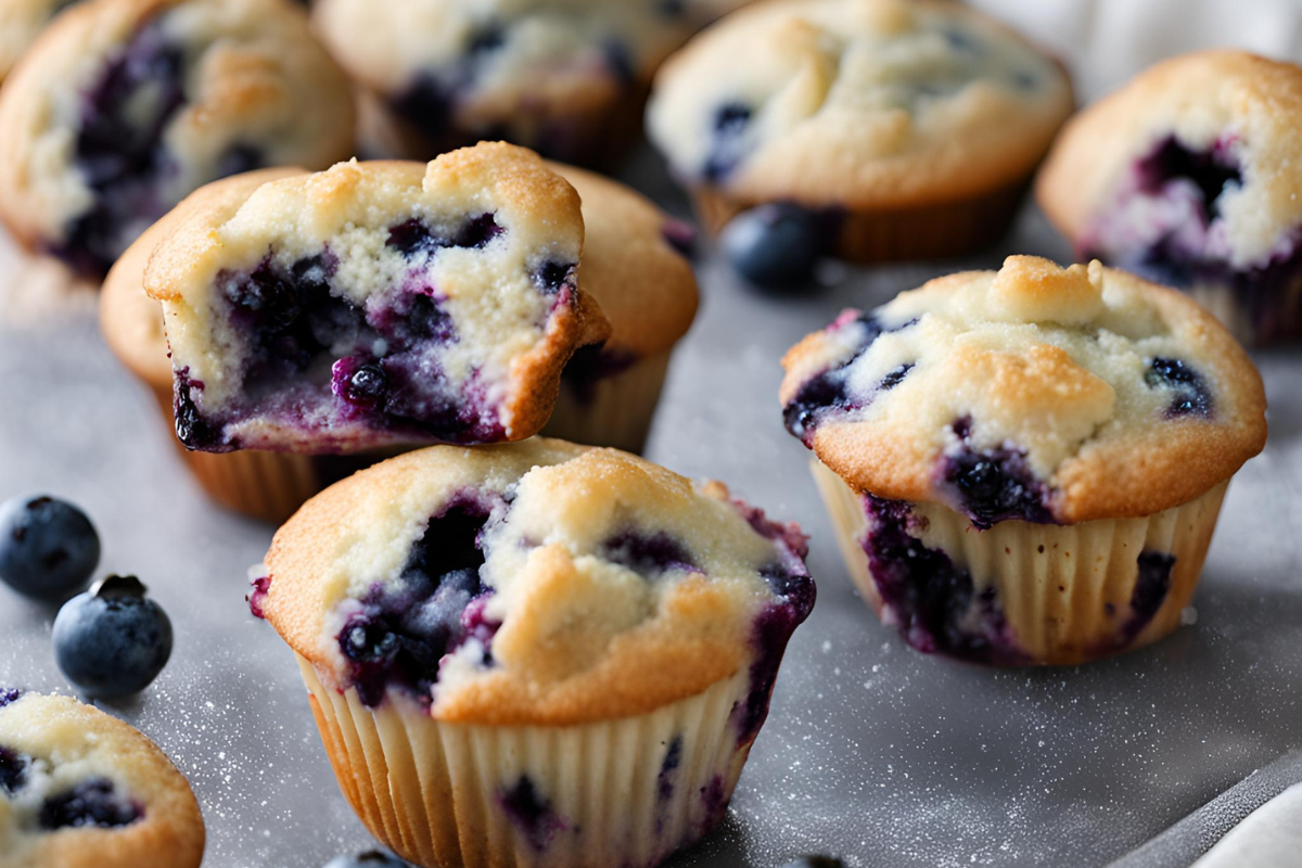 Delicious Homemade Blueberry Muffins Recipe